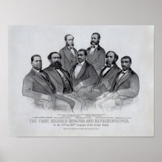 Póster Pioneros afroamericanos