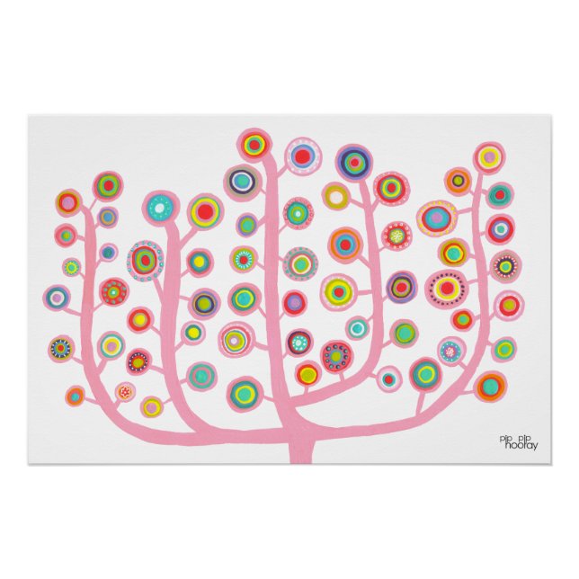 Póster Pip Pip Hooray Fantasy Tree (Anverso)