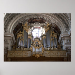Póster Pipe Organ Dominikanerkirche