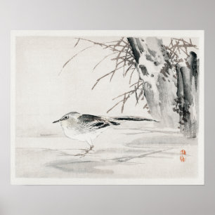Póster Piper de arena con manchas de Kōno Bairei (1844-18