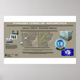 Póster Pirámide Antártica Ciudades 3