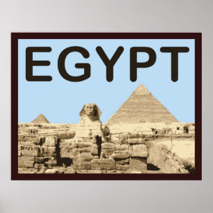 Póster Pirámide de Egipto de Khafre