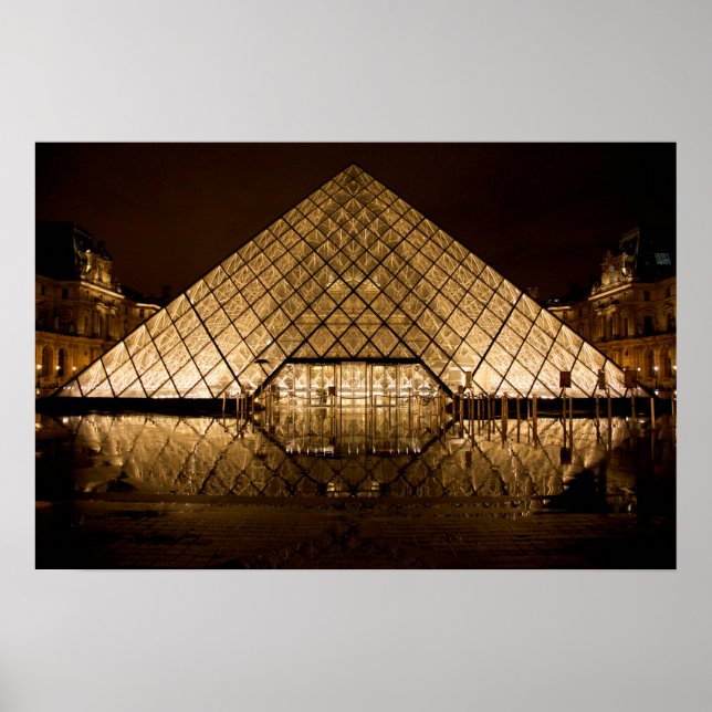 Póster Pirámide Louvre (Frente)