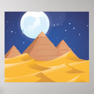 Póster Pirámides