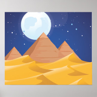 Póster Pirámides