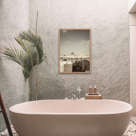 Póster Pirámides antiguas de Giza, Poster del centro de E