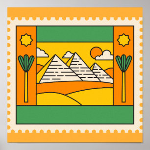 Póster Pirámides de Egipto