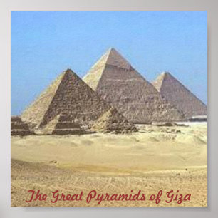 Póster Pirámides de Giza