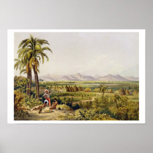 Póster Pirara y lago Amucu, el sitio de Eldorado,