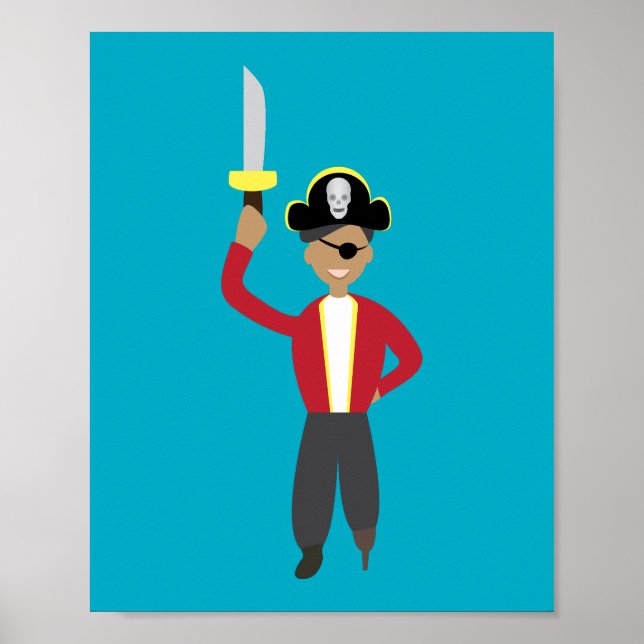 Póster Pirata (Frente)