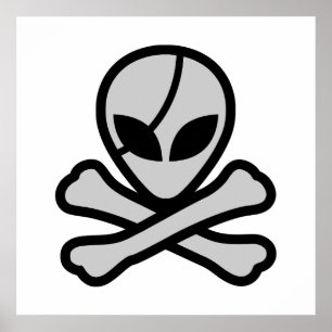 Póster Pirata Alien
