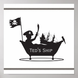 Póster Pirata Boy Print