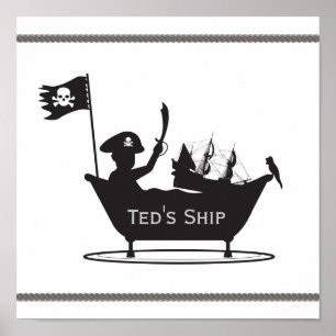 Póster Pirata Boy Print