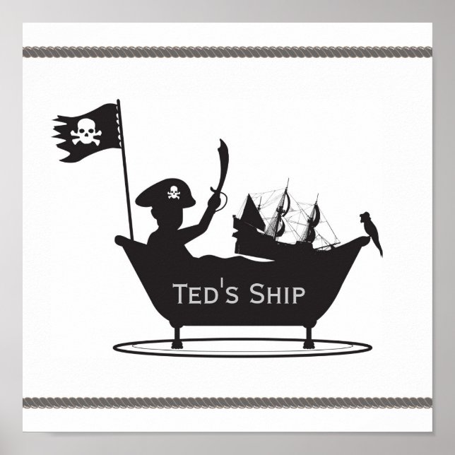 Póster Pirata Boy Print (Frente)