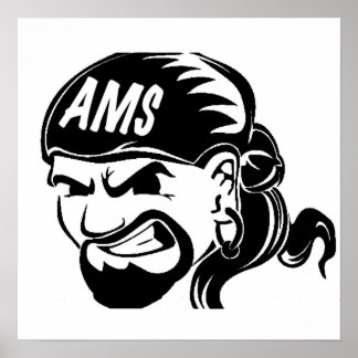Póster Pirata de AMS