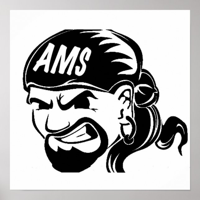 Póster Pirata de AMS (Frente)