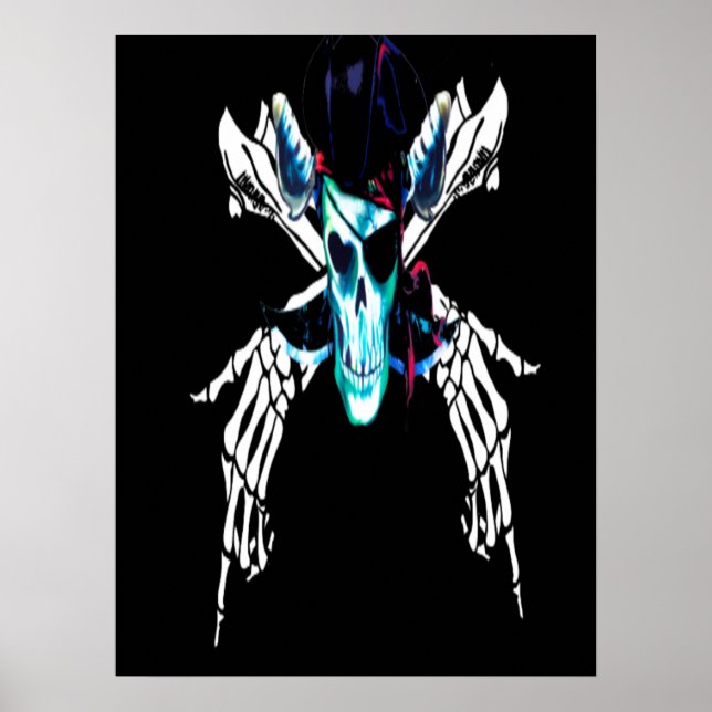 Póster Pirata Marino Vintage  (Frente)