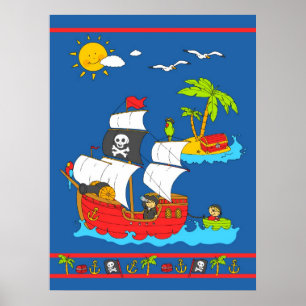 Póster Piratas
