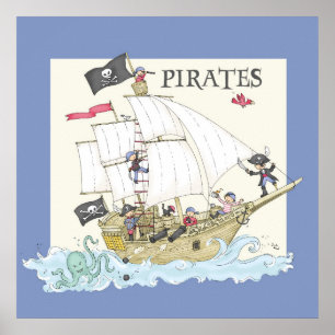 Póster ¡Piratas!