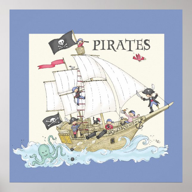 Póster ¡Piratas! (Frente)
