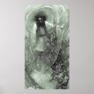 Póster Piratas de época, capitán Goldsack por Howard Pyle