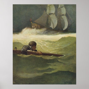 Póster Piratas de época, Wreck of the Convention, por NC