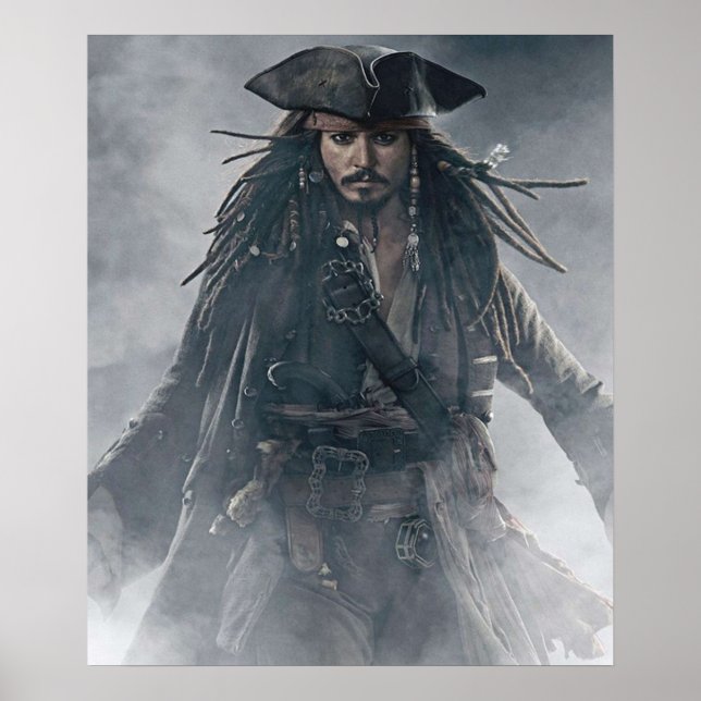 Póster Piratas del caribe (Frente)