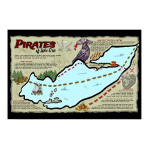 Piratas del Poster Erie Oficial ELE Merch