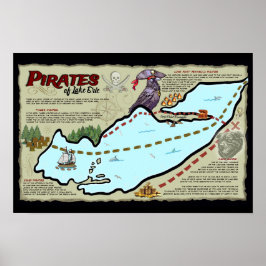 Póster Piratas del Poster Erie Oficial ELE Merch
