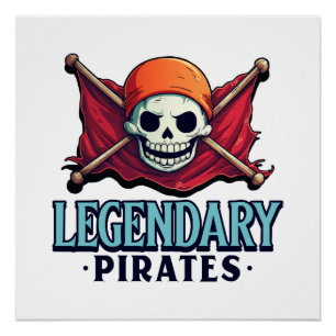 Póster Piratas legendarios