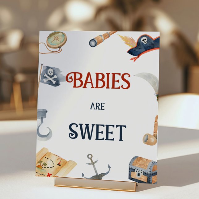 Póster Piratas Los bebés de Baby Shower son dulces (Subido por el creador)