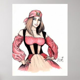 Póster Pirate Chick