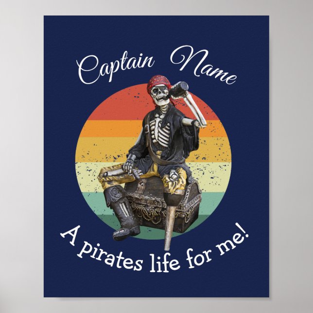 Póster Pirate Fiesta de Sunset Rum (Frente)