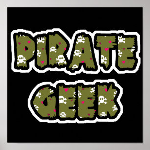 Póster Pirate Geek