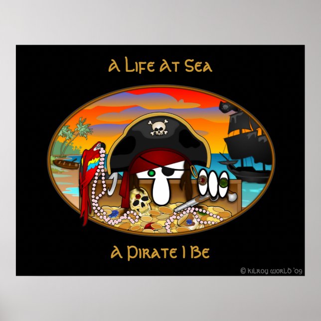 Póster Pirate Kilroy Poster (Frente)