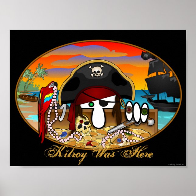 Póster Pirate Kilroy Poster 1 (Frente)