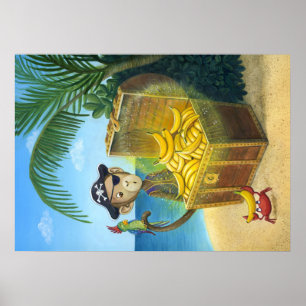 Póster Pirate Monkey