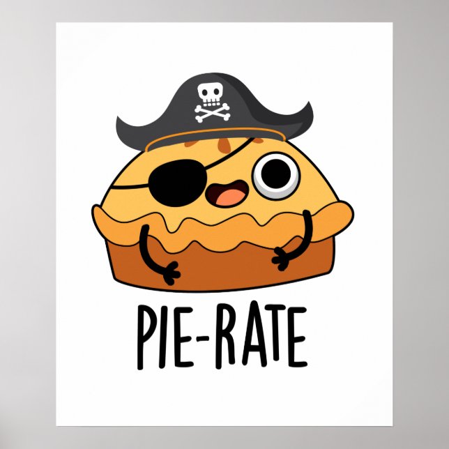 Póster Pirate Pie Pun (Frente)