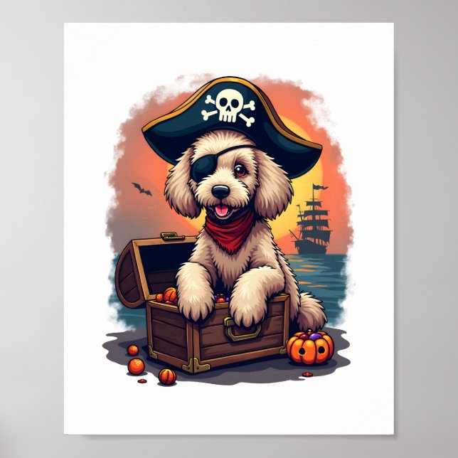Póster Pirate Poodle Plunder (Frente)
