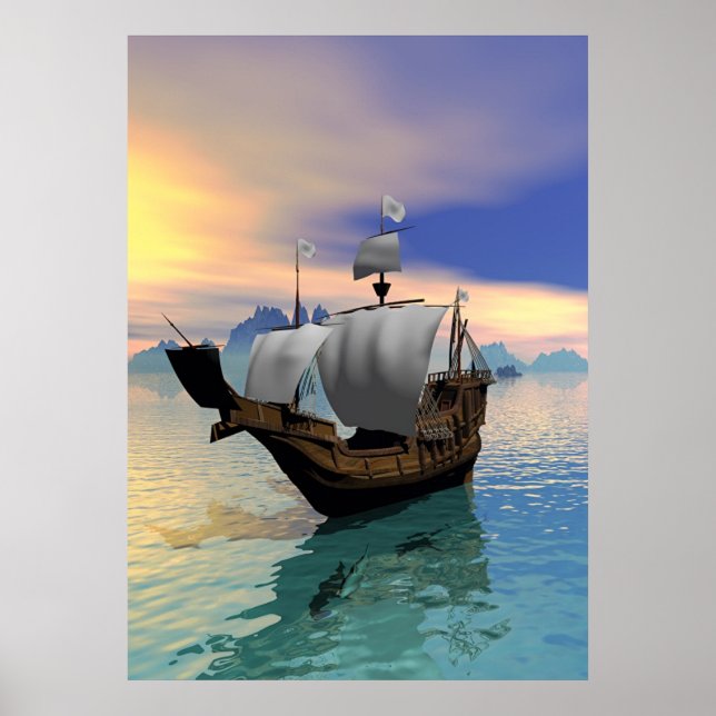 Póster Pirate Ship (Frente)