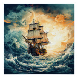 Póster Pirate Ship Art Series - Primera edición #21