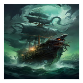 Póster Pirate Ship Art Series - Primera edición #3