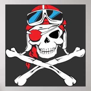Póster Pirate Skull