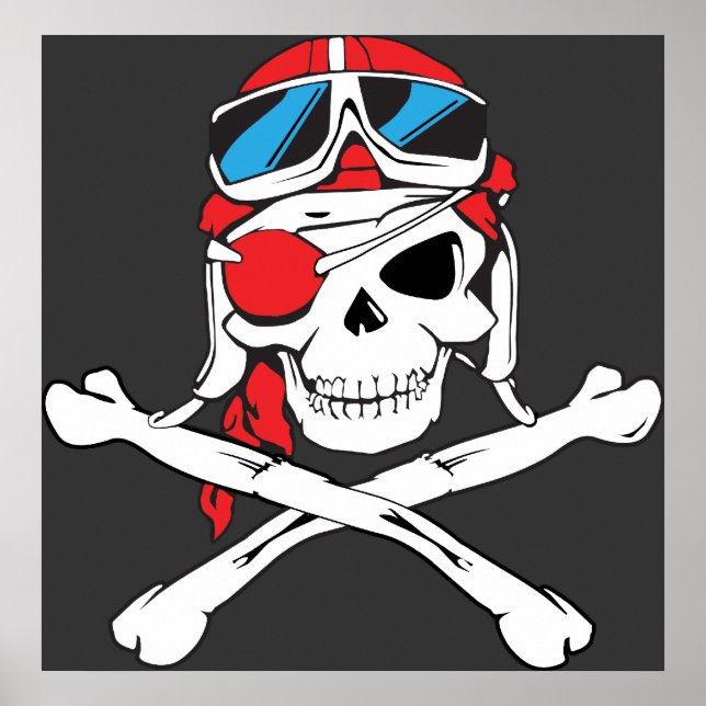 Póster Pirate Skull (Frente)