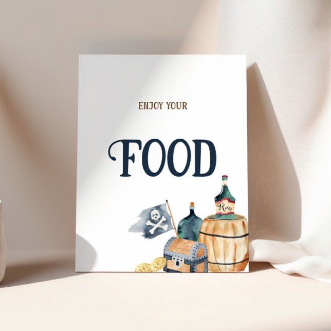 Póster Pirates Baby Shower Food Rótulo (Subido por el creador)