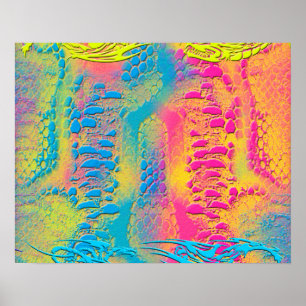 Póster PIRÓN - fractal decorativo moderno -