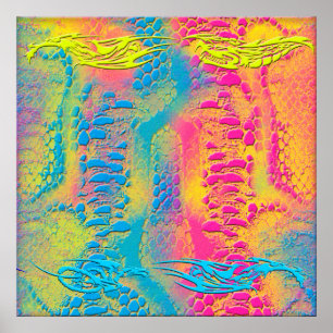 Póster PIRÓN - fractal decorativo moderno -