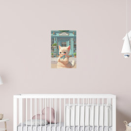 Póster Piruleta Mágica: Tienda de Dulces del Gato Bebé Ba