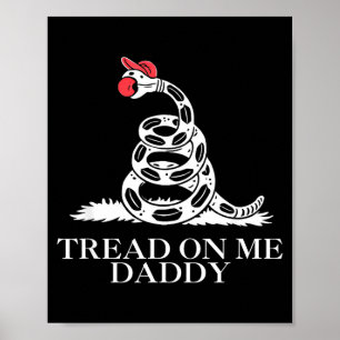 Póster Pisa papá divertida serpiente de la bandera de Gad