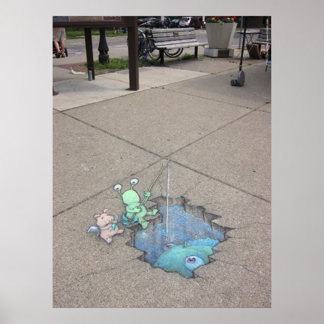 Póster piscem de caverna (Frente)